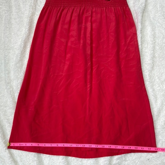 Gerard Darel Red Chemise Dress with Empire Waist - Picture 9 of 9
